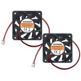 Av-ydh6015b05-2 Inc 2-pack 60mm X 15mm Dc 5v Brushless Cooling Fan Dual Ball Bearing 2 Pin