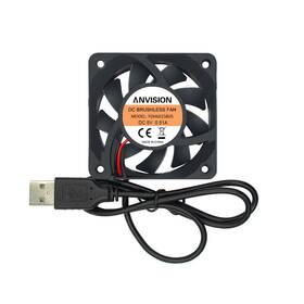 Av-ydh6015b05-usb-1 Inc 60mm X 15mm Dc 5v Usb Brushless Cooling Fan Dual Ball Bearing
