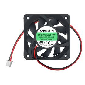 Av-ydh6015b12-1 Inc 60mm X 15mm Dc 12v Brushless Cooling Fan Dual Ball Bearing