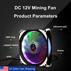 Ing4568246 Unbranded Mining Case Pc Cooling High Speed Brushles Bearing Led