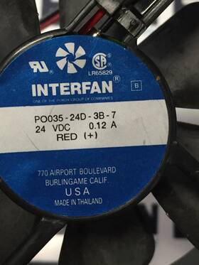 Po035-24d-3b-7 Interfan Cooling Fan Unit