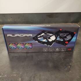 Inwin 827955024888 Aurora Argb Fan Kit Led Strip X2 Rgb Black/red 3 Pack Of 120mm Fans