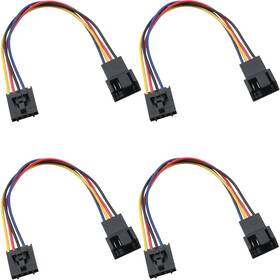 Facable-5p-4 Itrolle Fan Adapter Cable 4pcs 17.5cm/6.89inch 5 Pin To 4 Connector Converter Jac