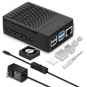 Iu-rp-102 Iuniker 20w 5v 4a Raspberry Pi 4 Case With Usb C