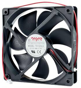 Td1225ls Ixgputs 732322224009 Cooling Fan Dc12v 0.18a 120x120x25mm 2-wire Dc Brushless