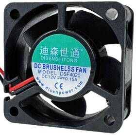 Dsf4020 Ixgputs 732322224290 Dc Brushless Cooling Fan Dc12v 0.15a 2pin 4cm 40 20mm