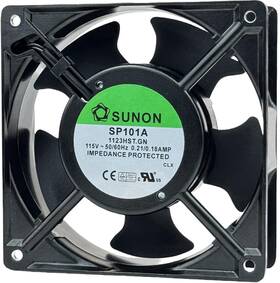 Ixgputs Sp101a-1123hst.gn For Sunon Cooling Fan 115v 50/60hz 0.21/0.18amp 120x120 38m