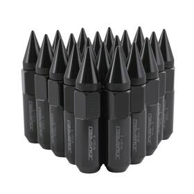 Jdm-a135 Jdmspeed New Black 20pcs M12x1.5 Cap Spiked Extended Tuner 60mm Aluminum Whee