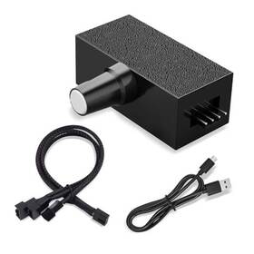 Jiening Electronic Technology Co. Ltd. Xinhua County 797387126408 4-pin 12v Pwm Fan Controller With Usb-c Power Supply And 3-channel