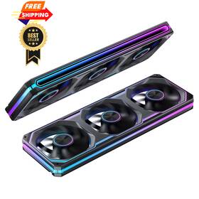 Xa-360b Jonsbo Xa360 Pc Case Fan Silent Computer Dual-light 360mm Black