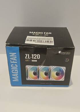 Zl-120w Jonsbo Zk-120b 3-pack 120mm Infinity Argb Case Fan - White Read