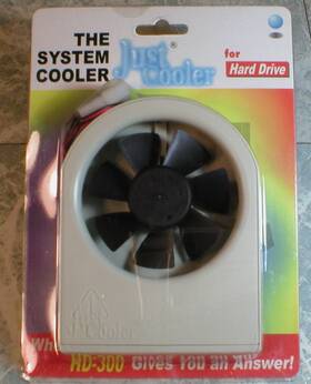 Hd-300 Just Cooler 787714000600 Beige Fan For Pc Case 3.5 Inch Drive Bay - New Open Box -tested