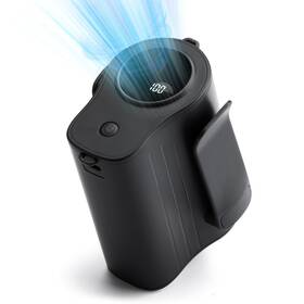 Kadorva 717817575521 Portable Waist Fan Rechargeable With Led Display 13300rpm Strong Airflow 10