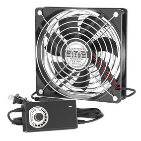 1225fans1-ip67 Keyfanclub Ip67 Waterproof Small 12v Variable Speed Computer Fan With Ac Plug 110v 120v