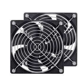 Keyfanclub 705353206702 2-pack 120mm Fan Dc 12v Computer X120mm X 25mm 2-pin High