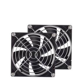 Keyfanclub 794713055838 2-pack 90mm Fan Dc 12v Computer 92mm X 25mm 2-pin High Performance