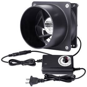 8025fans1mda Keyfanclub Small Axial Exhaust Fan 80mm 12v Dc With Ac Plug Dual Ball Bearings Air