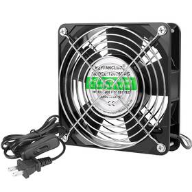 Kk1225bac Keyfanclub Small Computer Fan 120mm X 25mm Ac Plug 110v 120v For Diy Cooling Exhaust