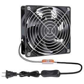 Kk1238bec Keyfanclub Ec Axial Muffin Fan 120mm X 38mm Low Watt Ac 110v 120v 220v 240v For Diy Cooling