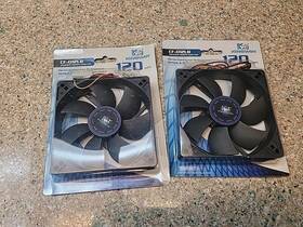 Kingwin 812348010555 2 New 120mm Computer Case Fans Desktop Pc Cooling Fan Cf-012lb