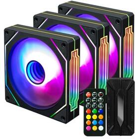Kwi-fan01a Kingwin 120mm Argb Fan 3 Pack