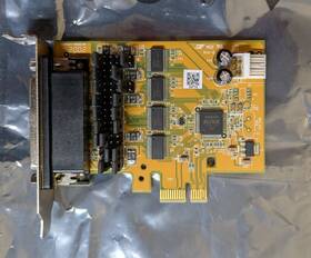 01aj869 Lenovo Genuine Pciex1 4 Serial Card Lp For