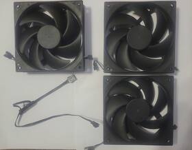12q1k8.000b0 Lian Li Open Box 3-pack 120mm Black 1800 Rpm Pwm Fans With Adapter Cable