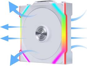 12rsl1w1w Lian Li - Uni Fan Sl-wireless 120 Single Pack Reverse