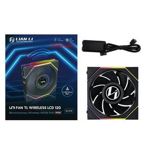 12rtllcd1w1b Lian Li Uni Fan Tl120 Lcd Reverse Blade Wireless No Controller