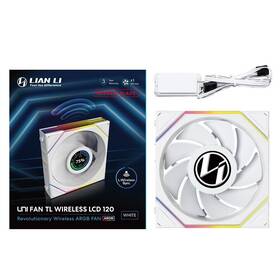 12rtllcd1w1w Lian Li Uni Fan Tl120 Lcd Reverse Blade Wireless No Controller