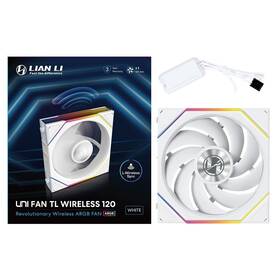 12tl1w1w Lian Li Uni Fan Tl 120 Wireless Single Pack Without Controller White
