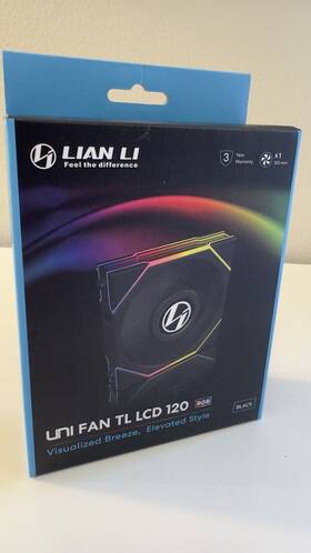 12tllcd1b Lian Li Uni Fan Tl Lcd 120 - Black 1-pack