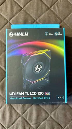 12tllcd1b.us Lian Li Uni Fan Tl Lcd 120-1.6 Inch Screen W. Infinity Mirror Argb 12tllcd