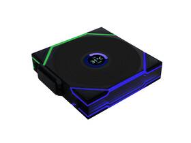 12tllcd1w1b Lian Li Uni Fan Tl Lcd 120 Wireless - Single Pack Controller Not Included