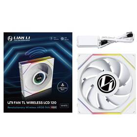 12tllcd1w1w Lian Li Uni Fan Tl Lcd 120 Wireless - Controller Not Included