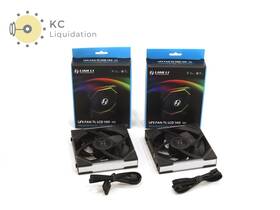 14tllcd1b Lian Li 2x Uni Fan Tl Lcd 140 Rgb Fans Black