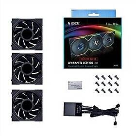 12rtllcd3b Lian Li 280135 Lian-li Fan Fdb Black 120x120x28 Mm 3 Fans