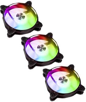 Lian Li 718466008961 Bora Digital Black 3 Pack Argb 120mm Led Pwm