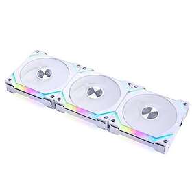 Uf-sl120v2-3 Lian Li 718466012562 Uni Fan Sl120 V2 Rgb White Triple Pack With Controller -