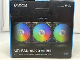 Al120 Lian Li 718466012593 Lian-li Universit V2 Adressable Rgb Noir 120mm Fan Triple Paquet Avec