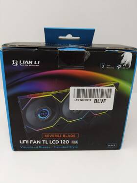 Lian Li 718466014436 Missing Cables Lcd 120 Reverse Blade Black 3-pack