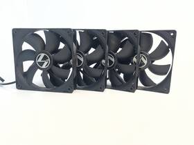 Lian Li 8001500 Pc Fans 120mm 4pin Pwm 12v 0.2a 800-1500 Rpm 4pack - Preowned