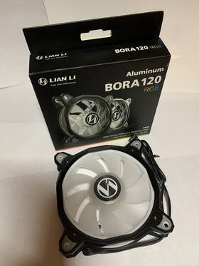 Bora120-1 Lian Li 840353009172 Rgb Pc Case / Radiator Fan 120mm 1-fan