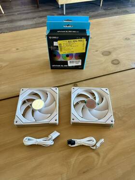 Lian Li 840353042612 Uni Fan Sl-inf 140 Rgb Case White 2-pack