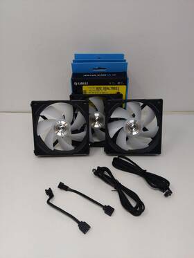 Al120 Lian Li 840353043411 No Accessories Uni Fan V2 Rgb Case Black 3-pack