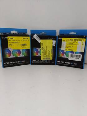 Al120 Lian Li 840353043428 V2 White 3-pack