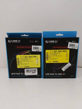 Lian Li 840353045255 Tl 140 Black Reverse Blade 2-pack
