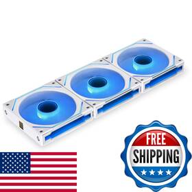 Lian Li B0b5gvhxh8 Uni Fan Sl-inf 120 Rgb Infinity Mirror Argb 120mm White 3-pack