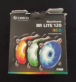 Lian Li Br Lite 120mm Fans 3 Pack Silver