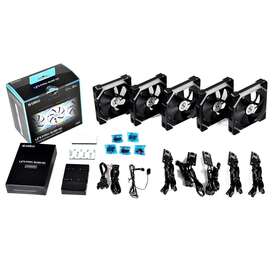 Cmm10762 Lian Li Uni Fan Sl120 5 Pack Black - With Controller Argb 120mm Led Pwm Daisy